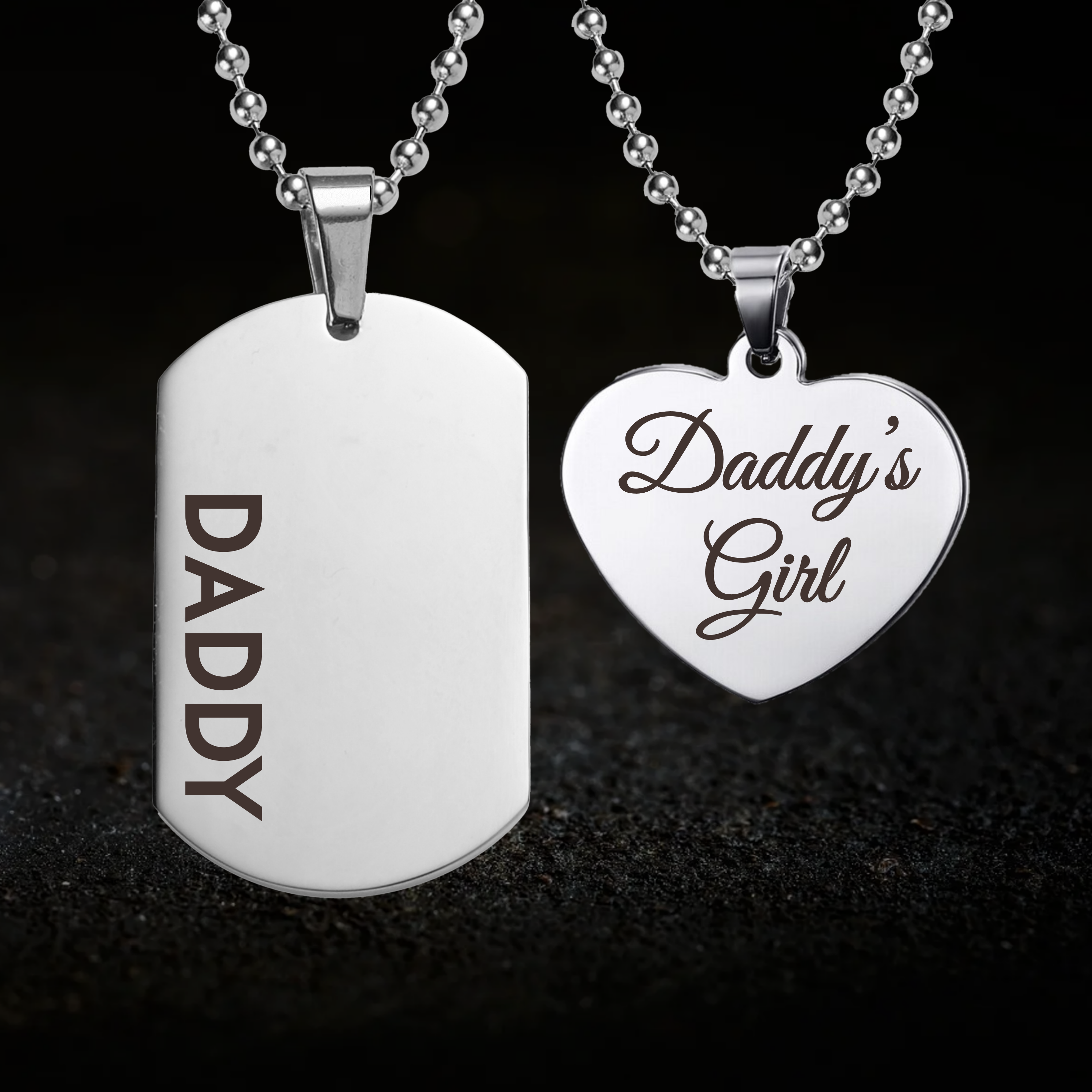Daddy and Daddy's Girl, Necklace Set