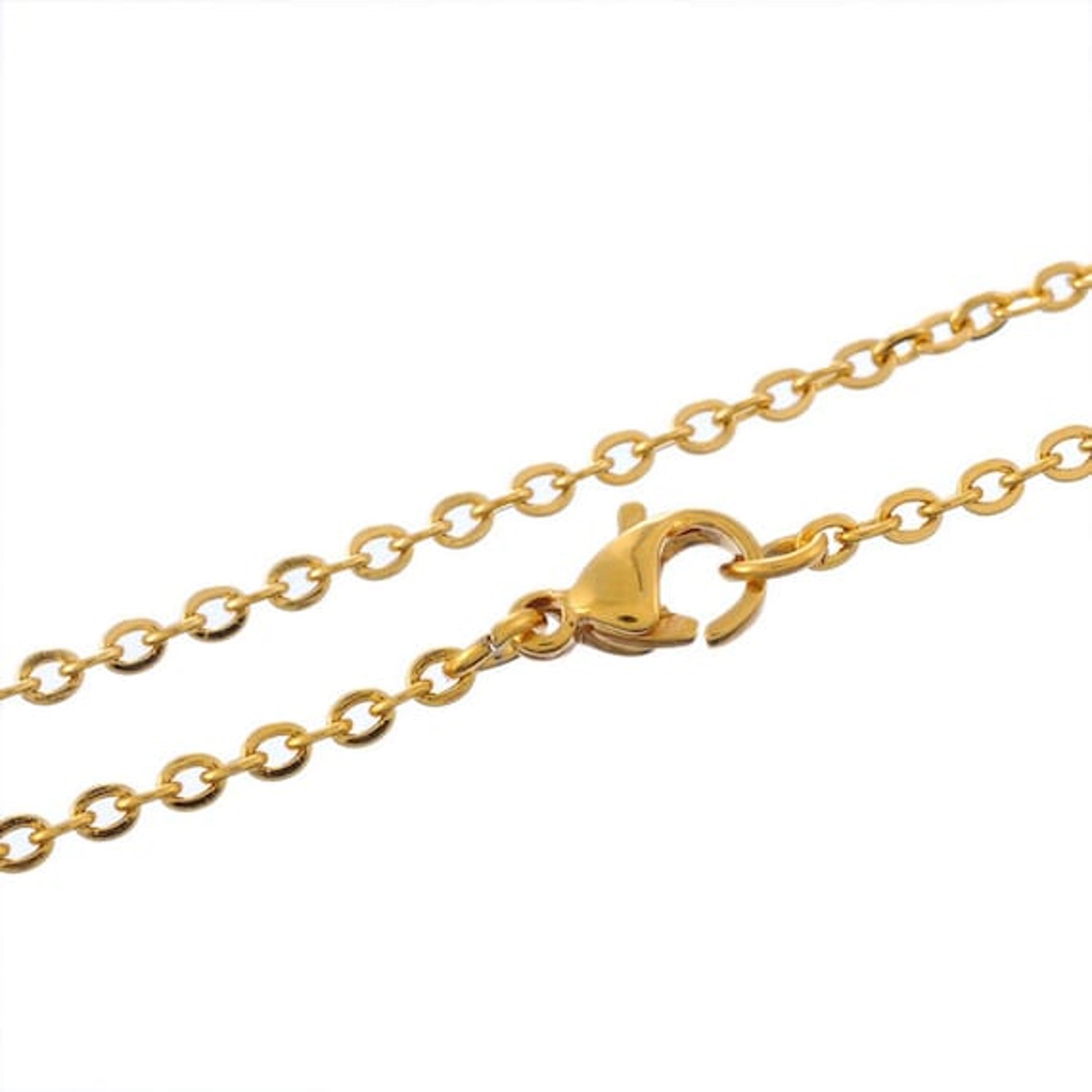 2.5mm Cable Chain (Gold or Silver)