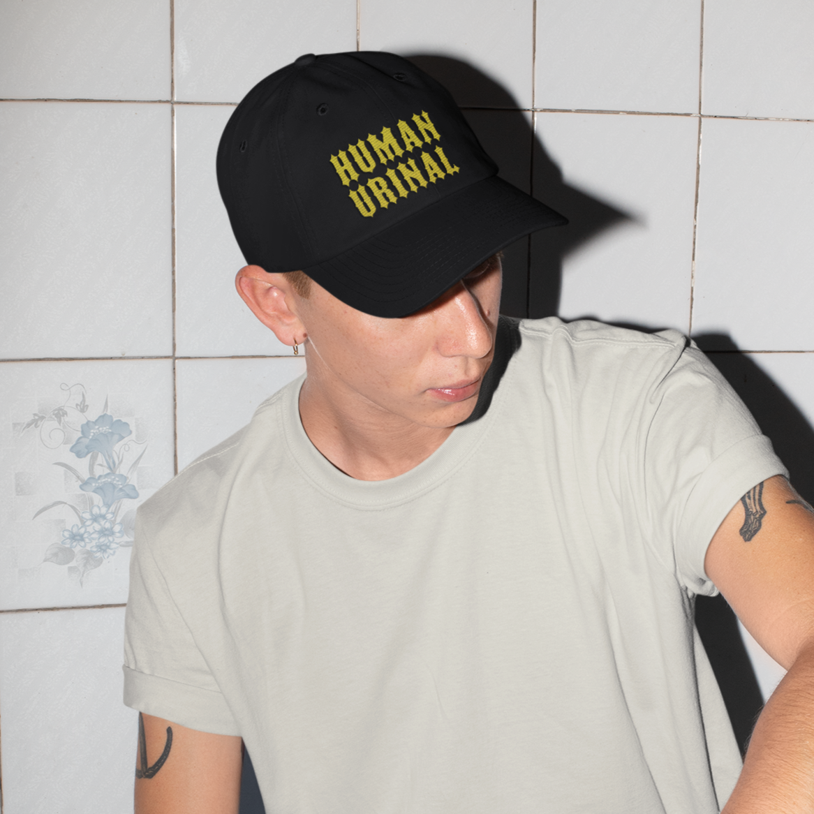 Human Urinal, Curve-Peak Dad Cap