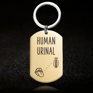 Human Urinal Vagina Water Sports Keyring