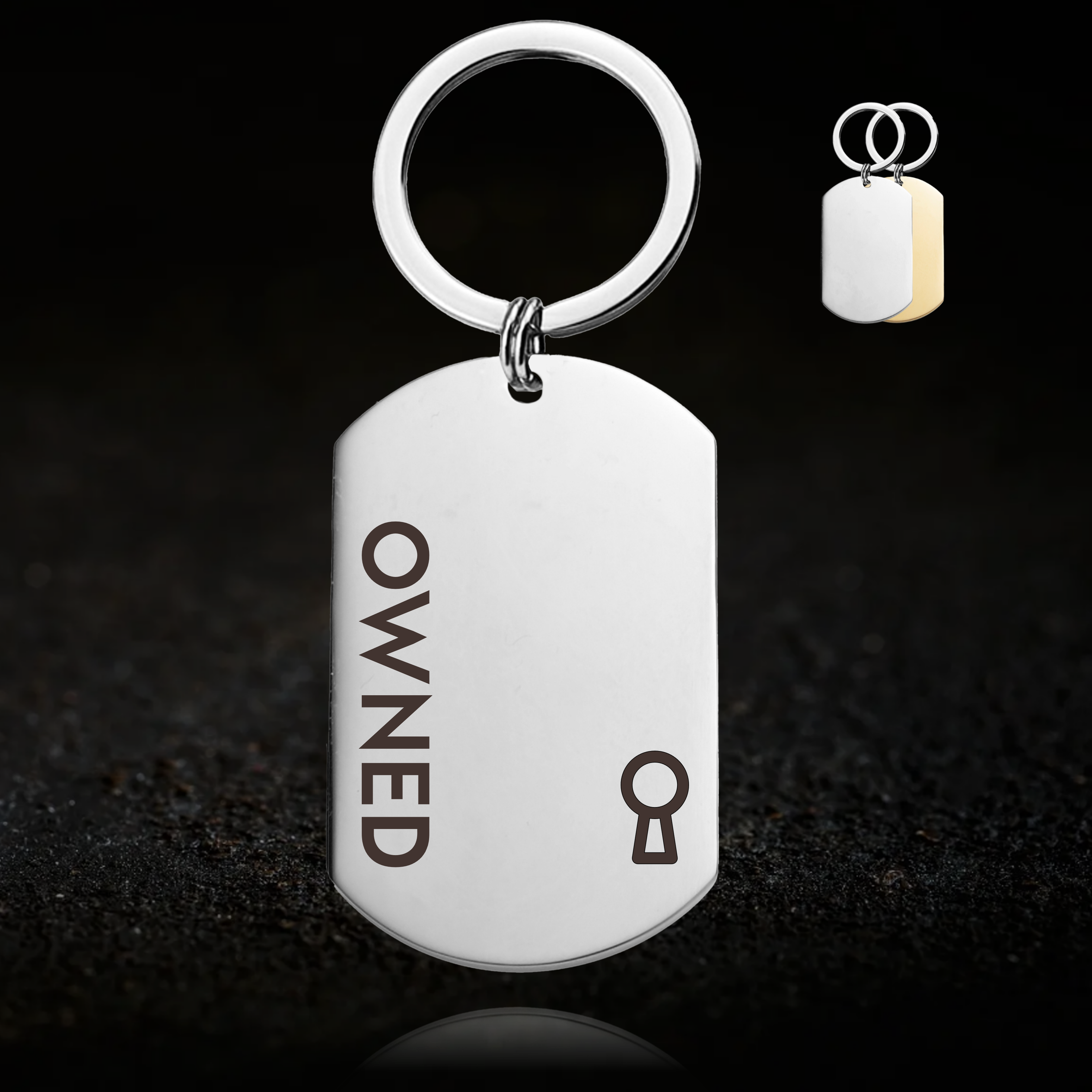 Owned BDSM Keyring