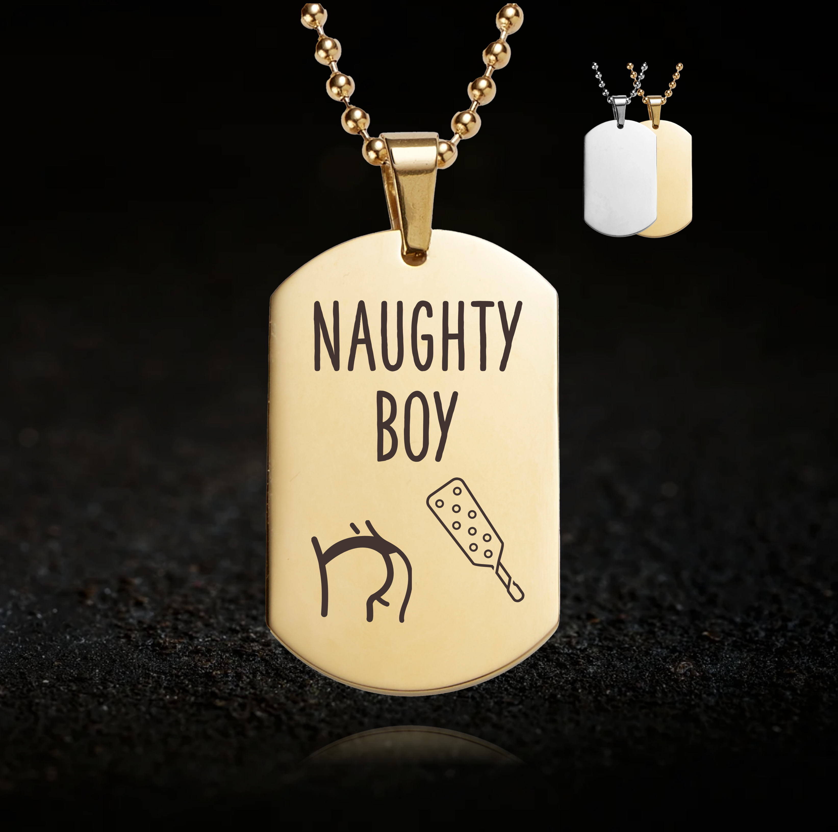 BDSM, Naughty Boy Necklace