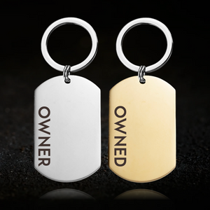 Owner and Owned BDSM Keyring Set