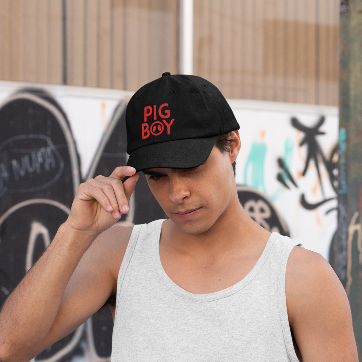 Pig Boy, Curve-Peak Dad Cap