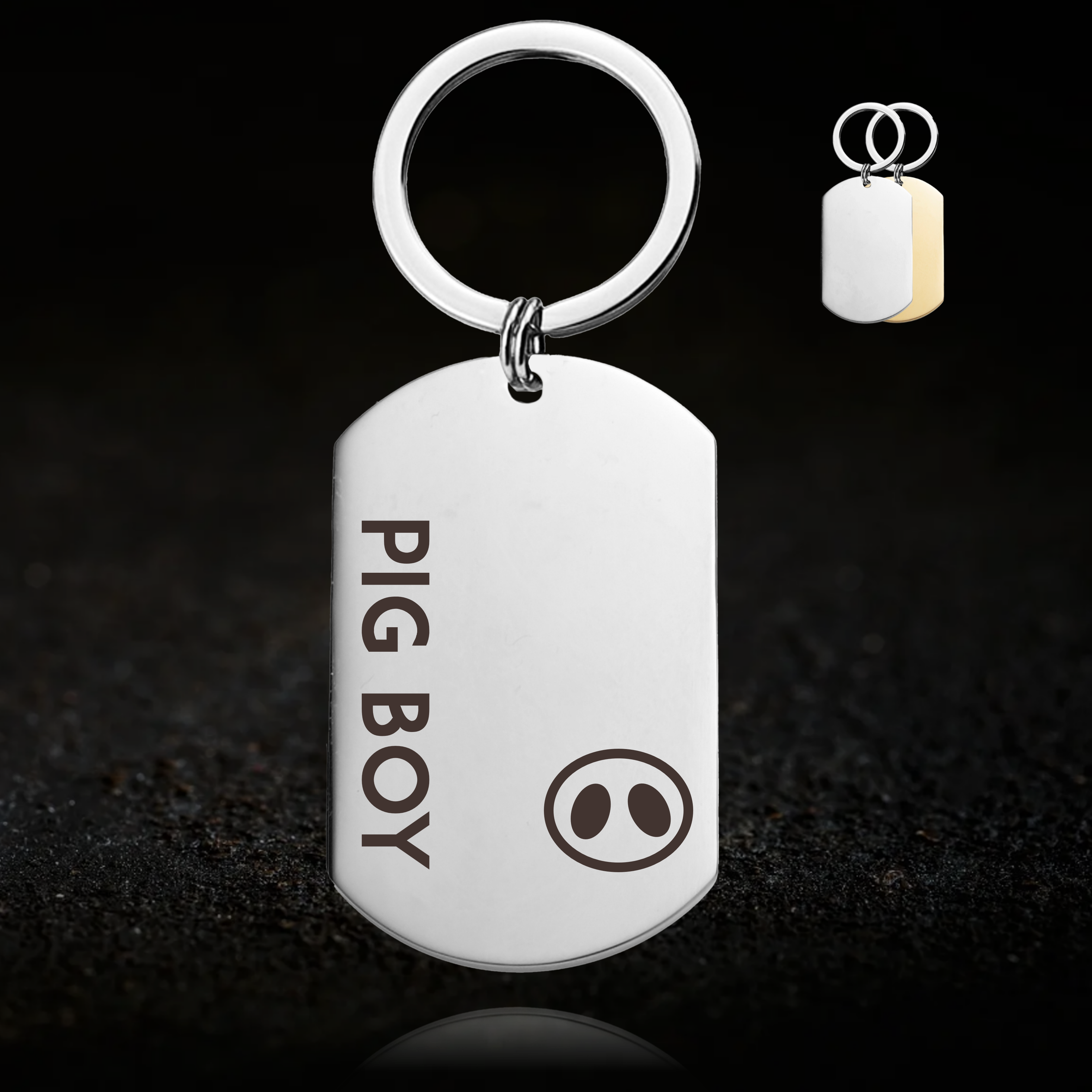 Pig Boy Keyring