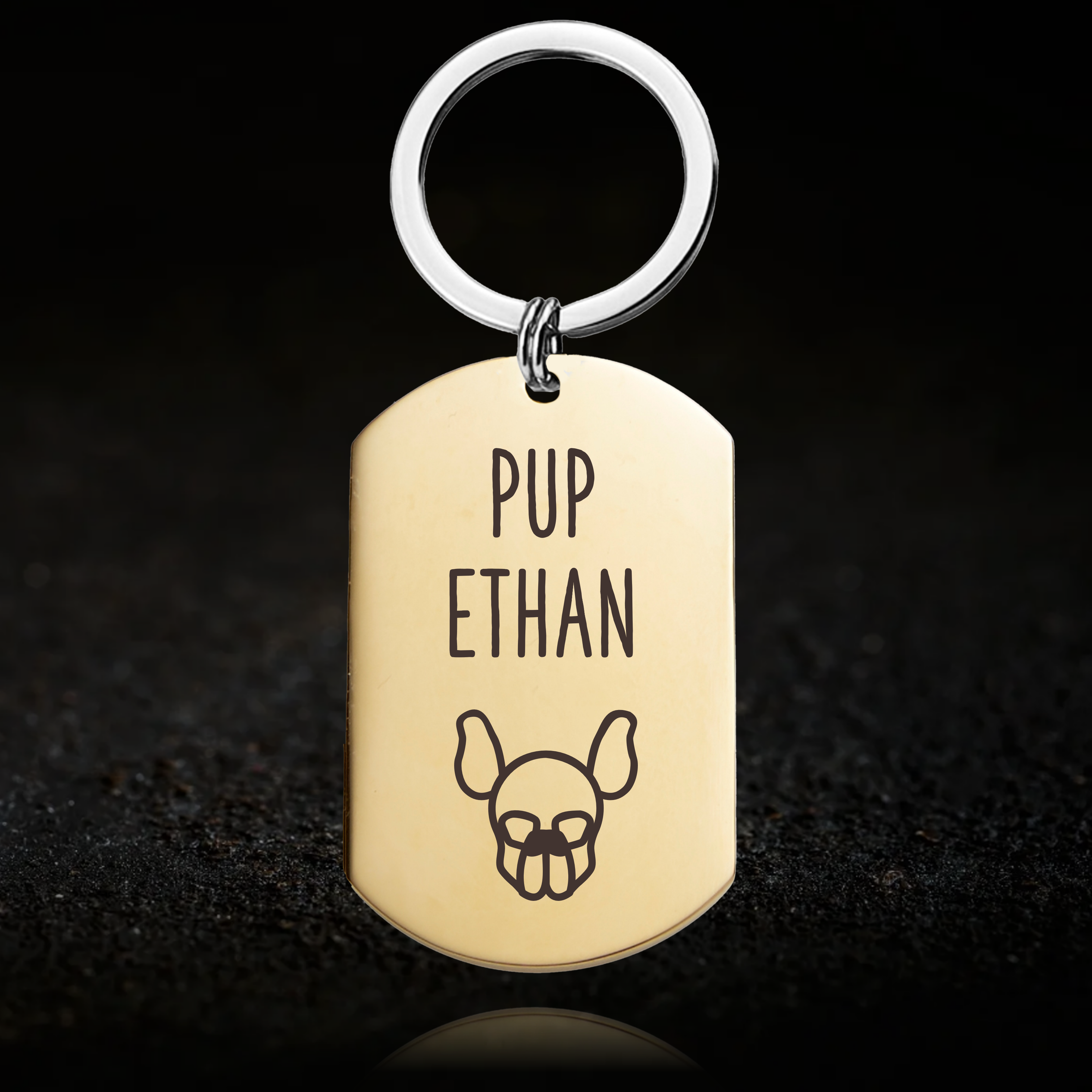 Pup Hood Keyring