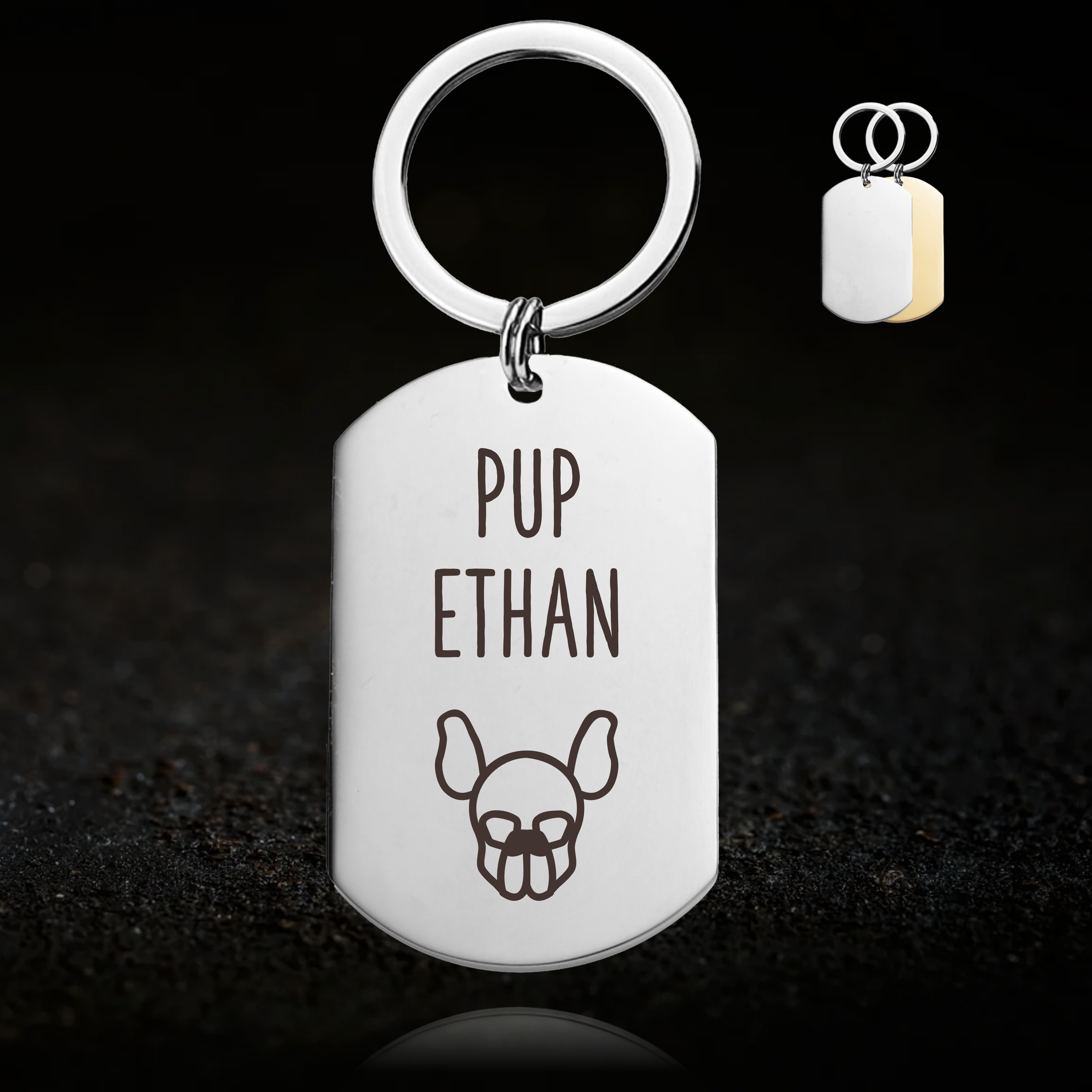 Puppy Play Keyring