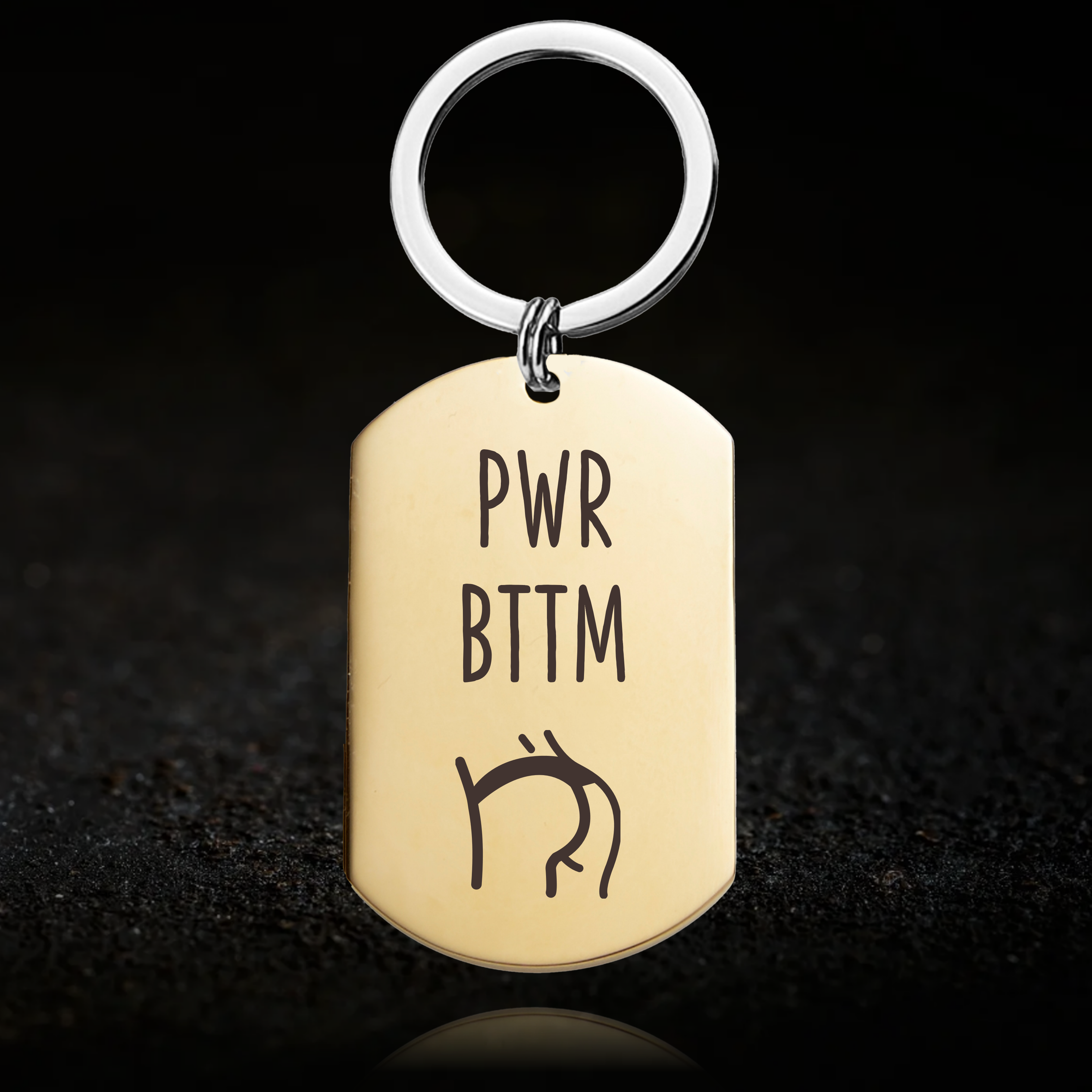 Power Bottom Keyring