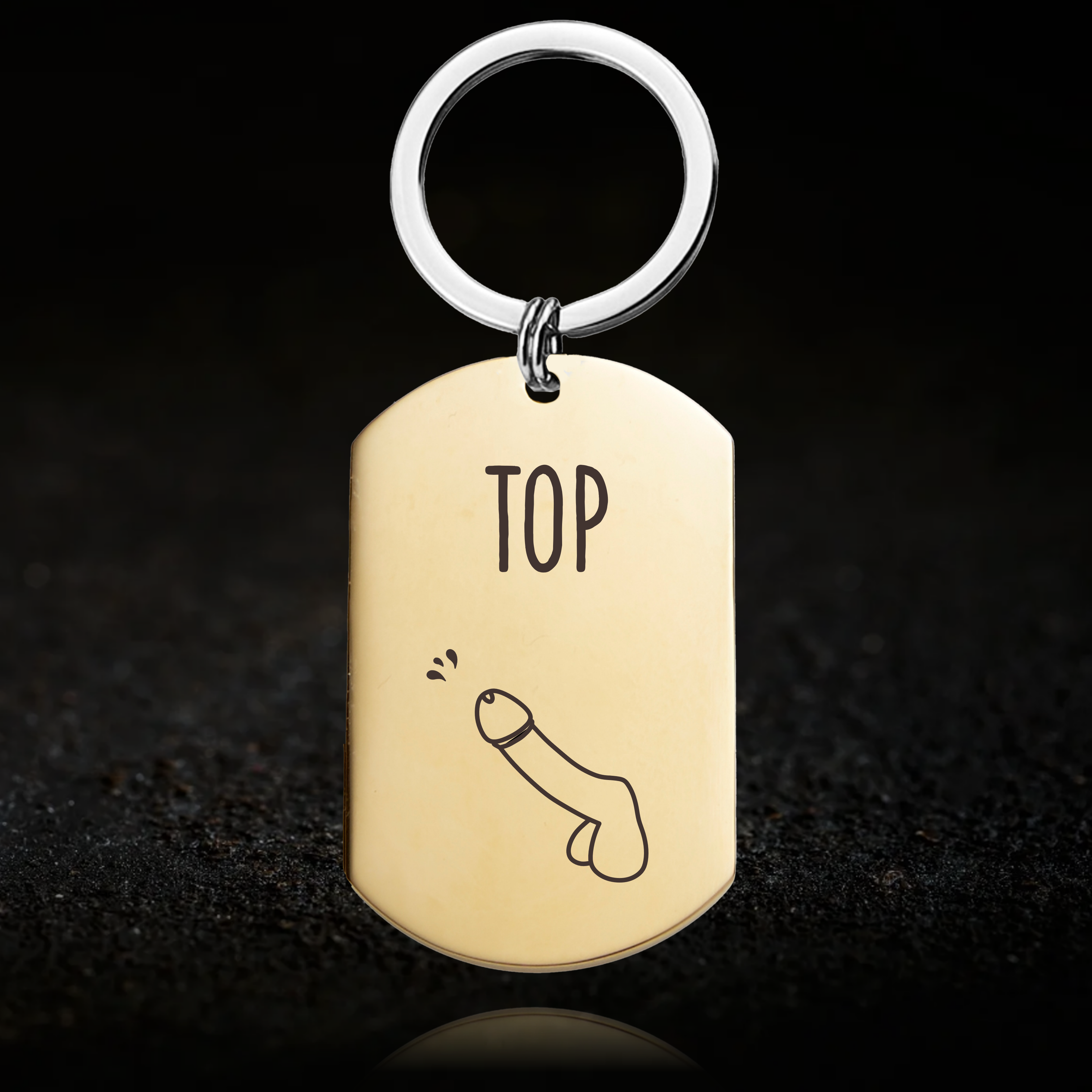 Gay Top Keyring