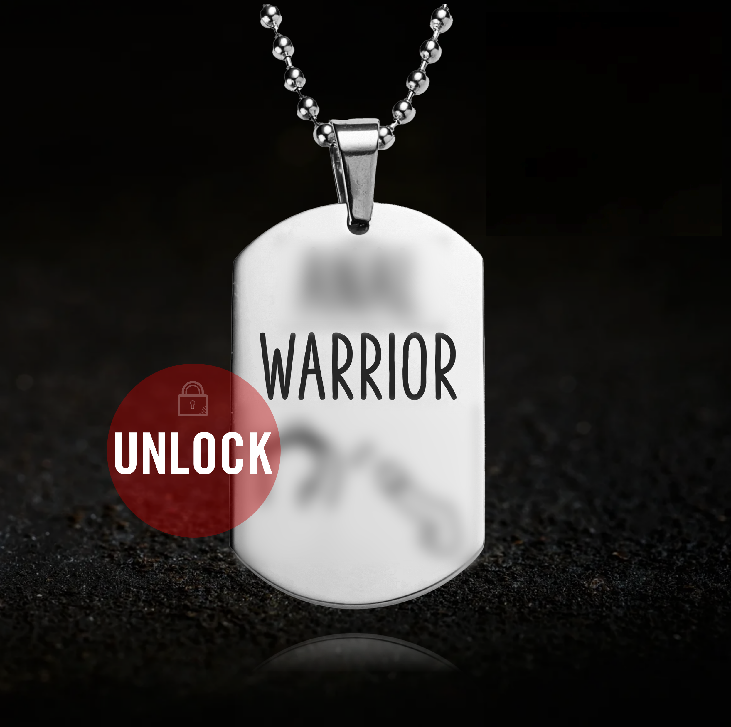 Anal Warrior engraved BDSM dog tag necklace stainless steel fetish role tag jewellery