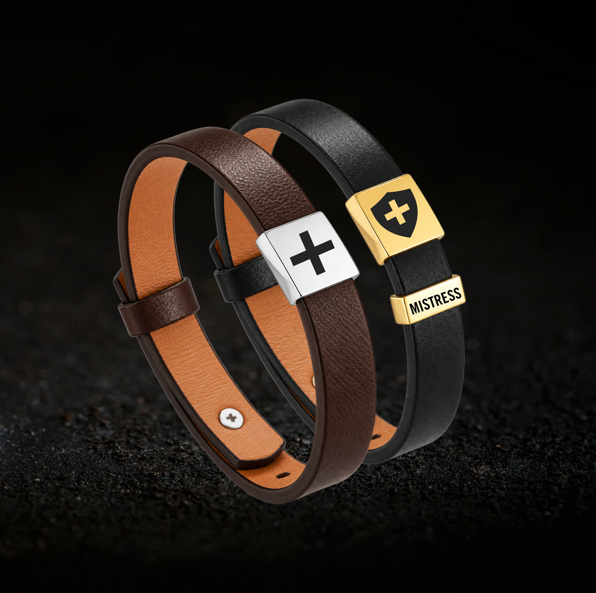 Female Ownership, Leather Cuff Bracelet