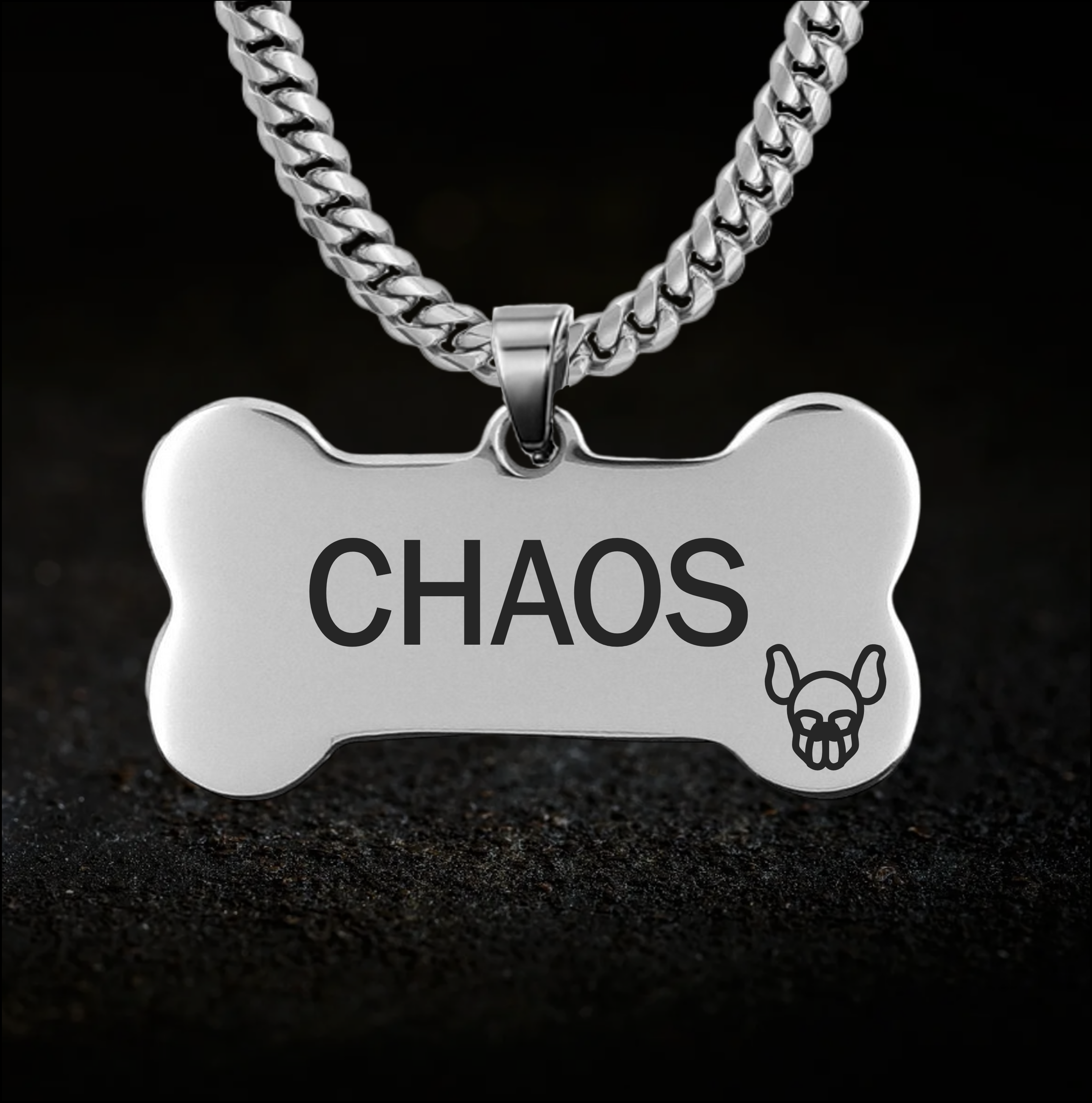 Pup Hood, Personalised Collar
