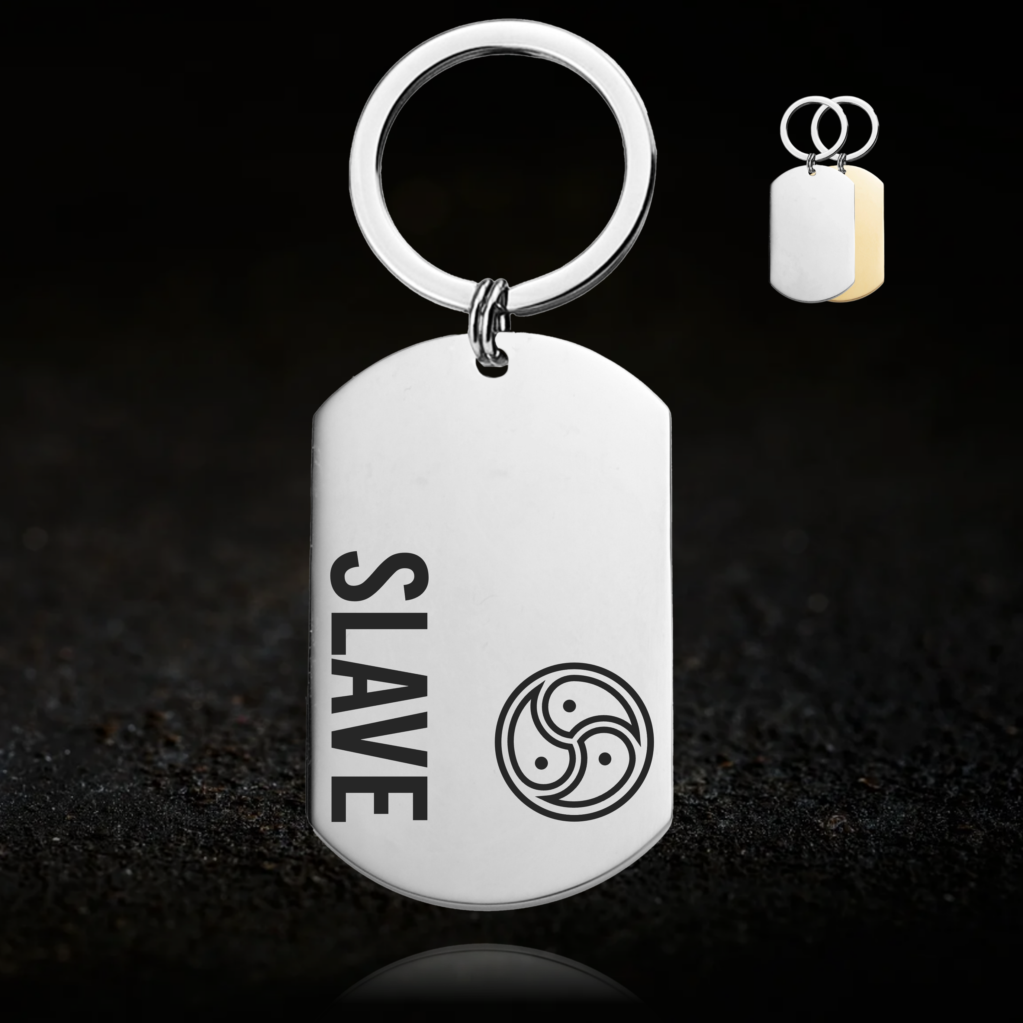 Triskelion BDSM Slave, Keyring