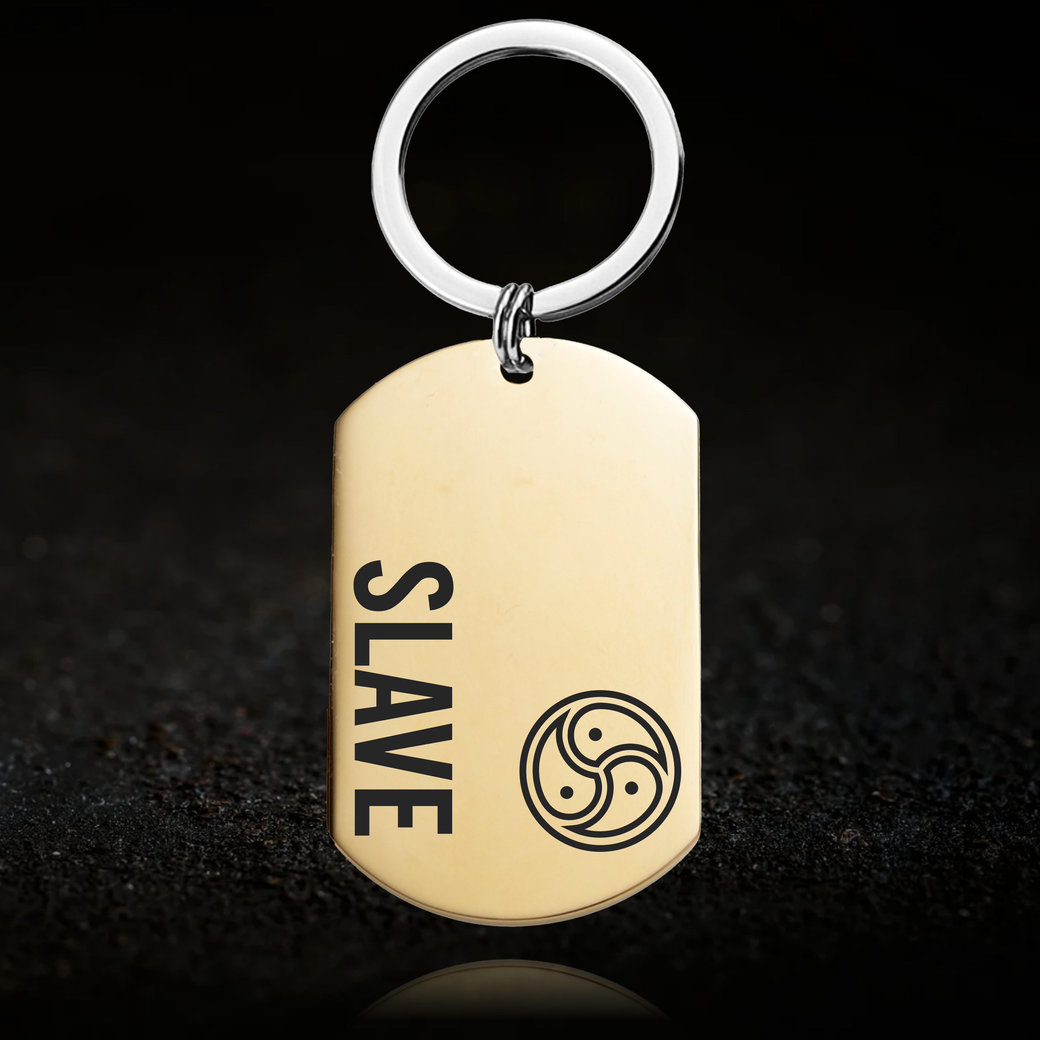 Triskelion BDSM Slave, Keyring