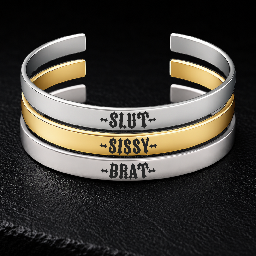 Slut, Sissy or Brat Bracelet