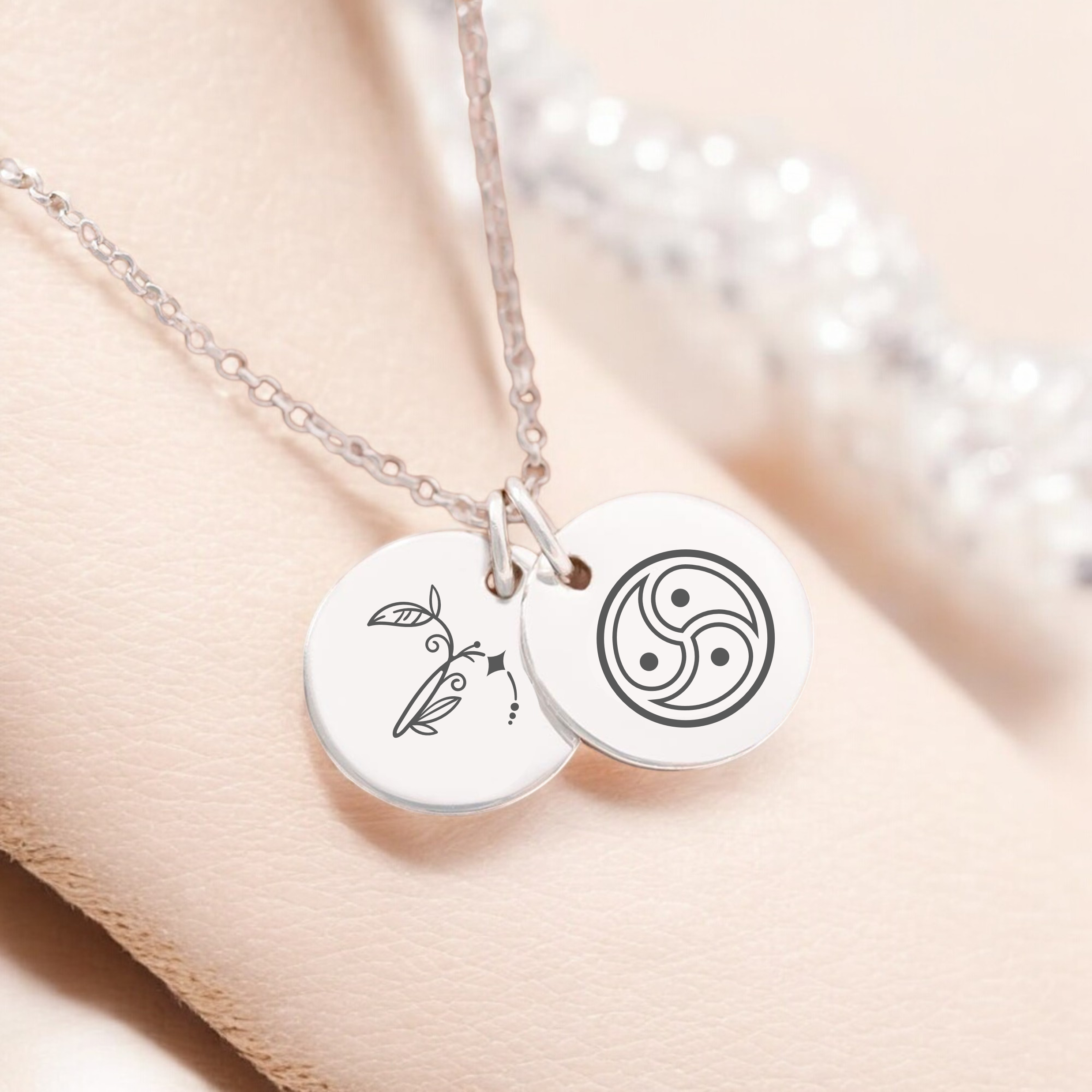 BDSM, Zodiac Hybrid Necklace - Choice of Symbols