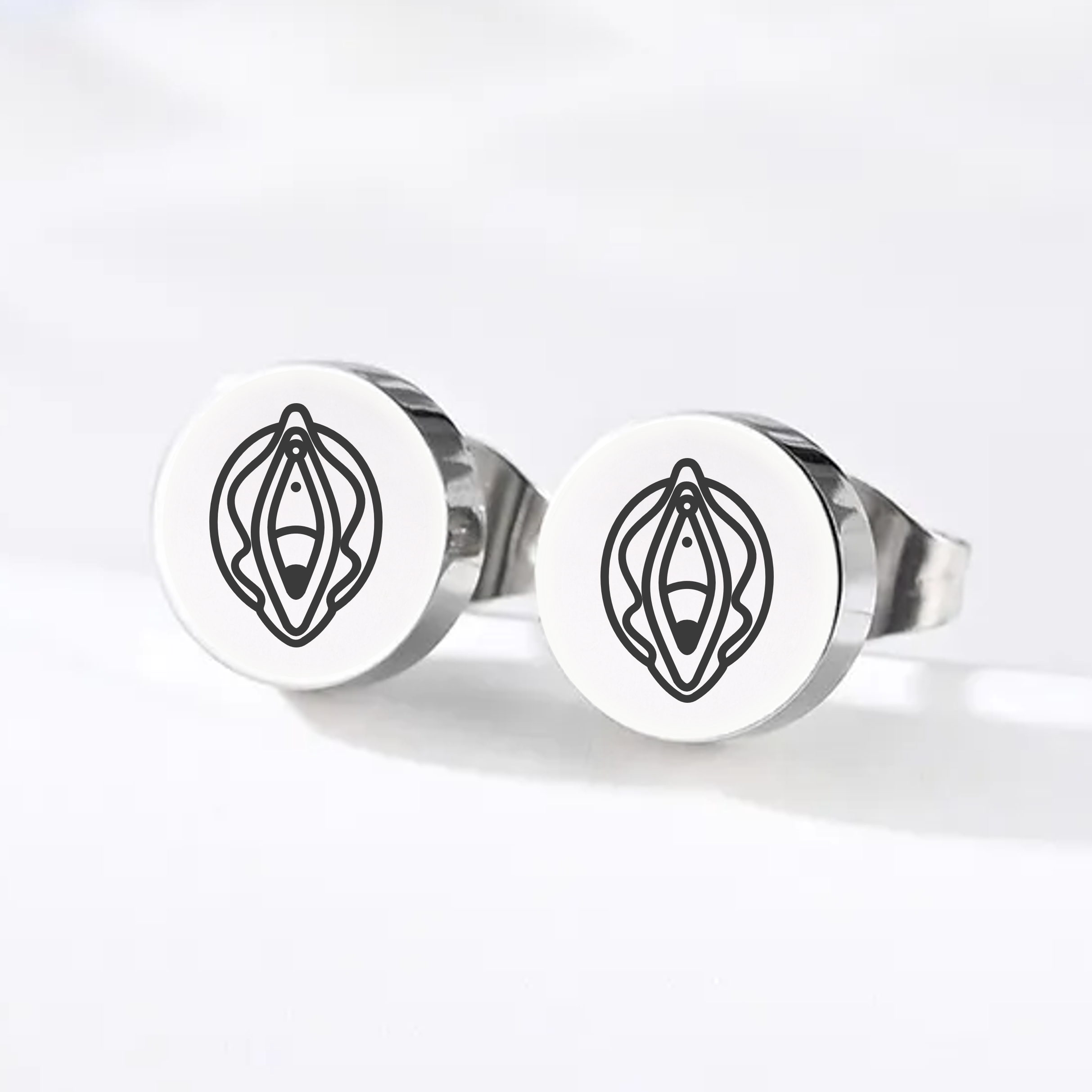 Vagina, Stud Earrings