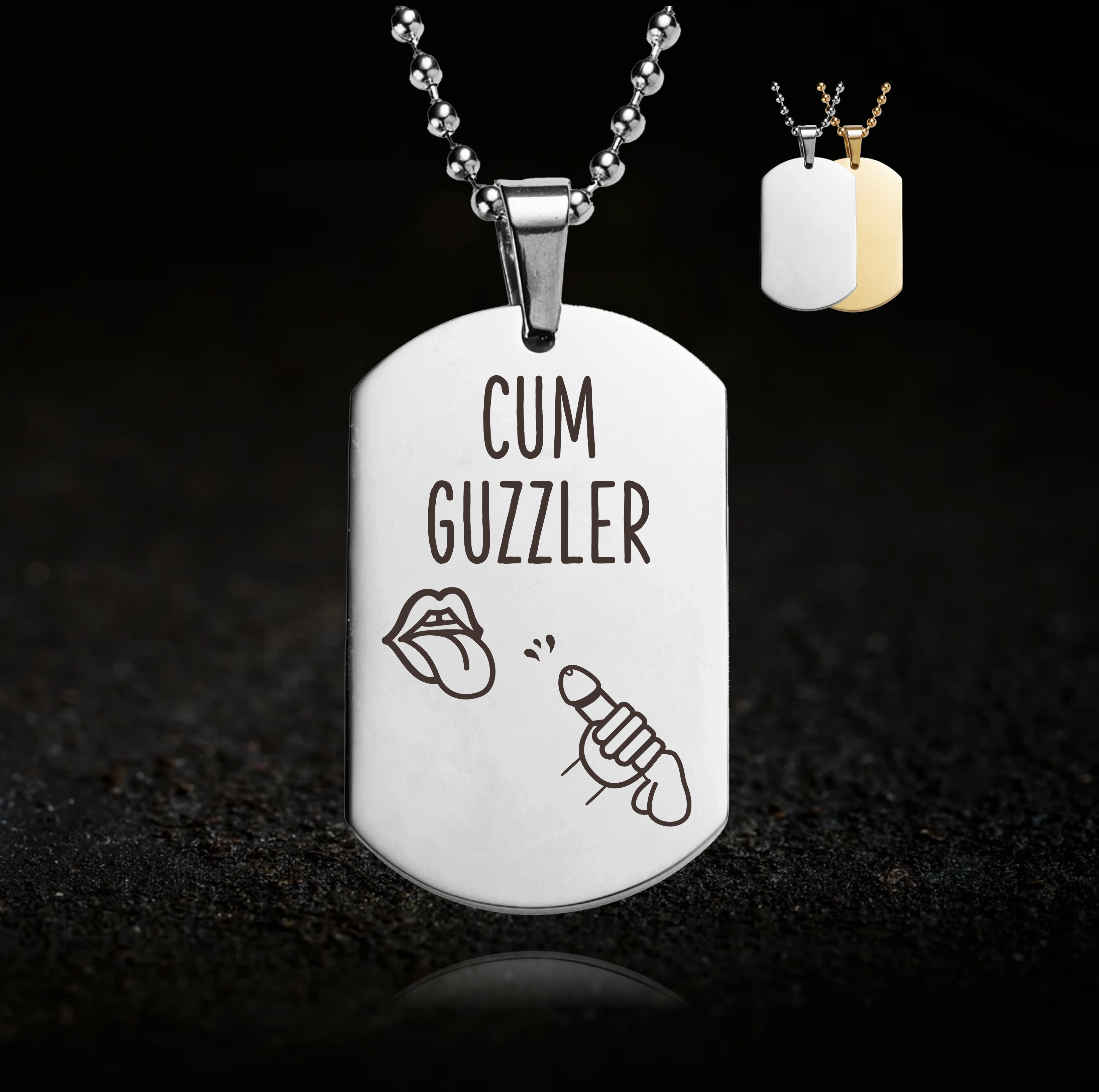 Cum Guzzler Necklace