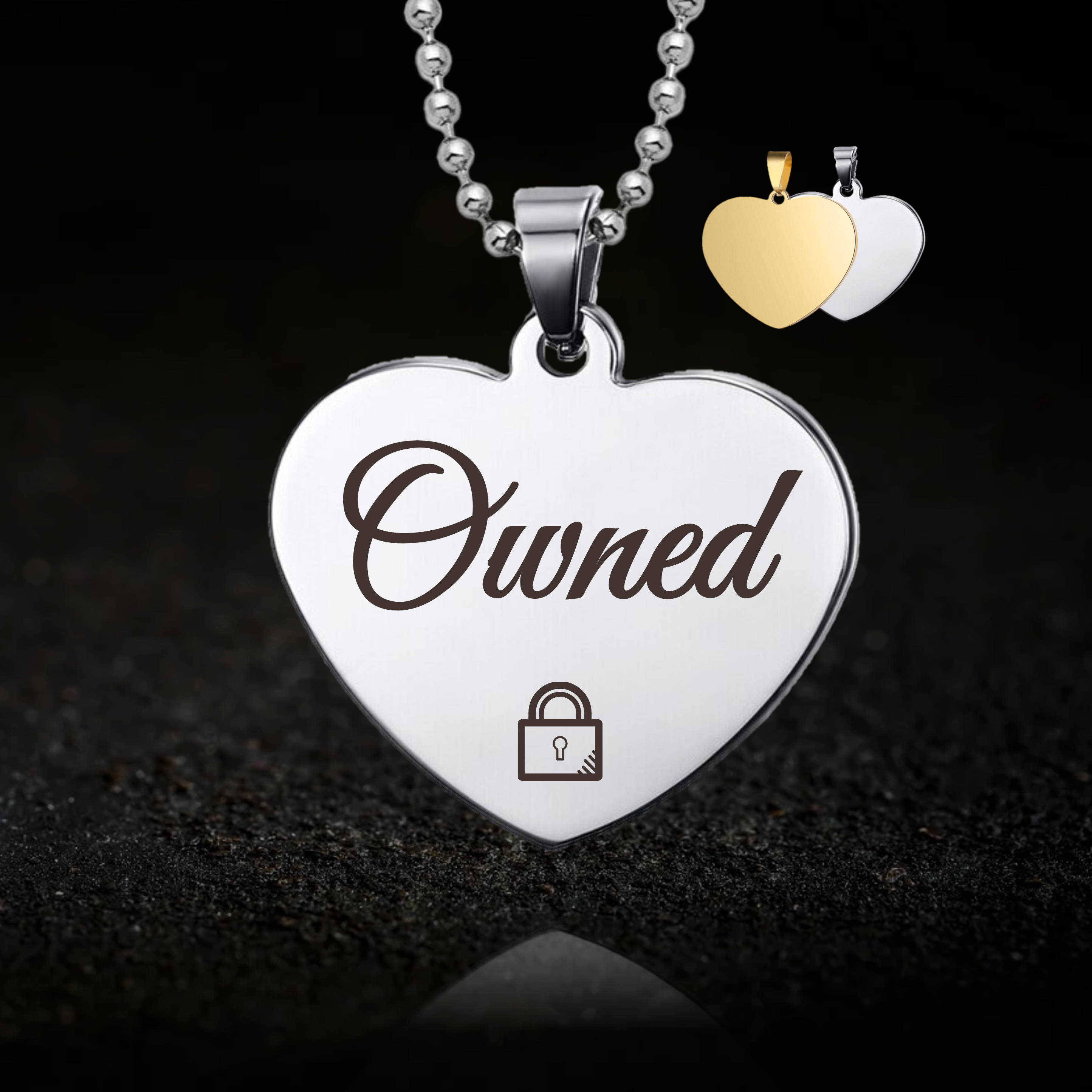 Owned Heart BDSM Necklace